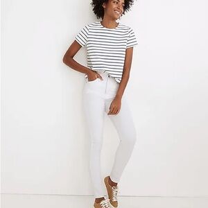 Madewell high rise skinny crop